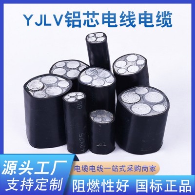 云南厂家YJLV铝芯电线电缆工程多种领域可用跨境电线 YJV电力电缆 1米