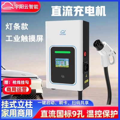 电动汽车直流充电桩快充380V15KW20KW30KW60KW80KW9孔家用商用共